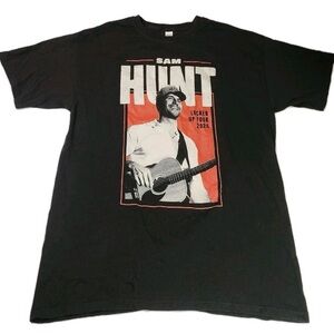 Sam Hunt Locked Up Tour Graphic T-Shirt Large